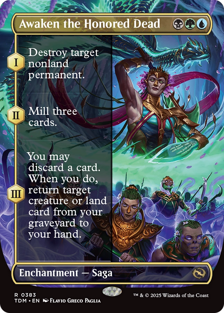Magic: The Gathering - Awaken the Honored Dead Foil - Tarkir: Dragonstorm