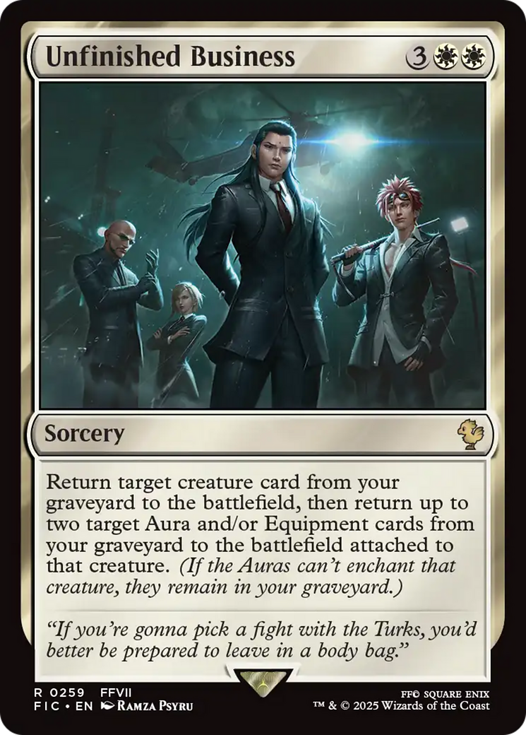 Magic: The Gathering - Unfinished Business - Final Fantasy Commander