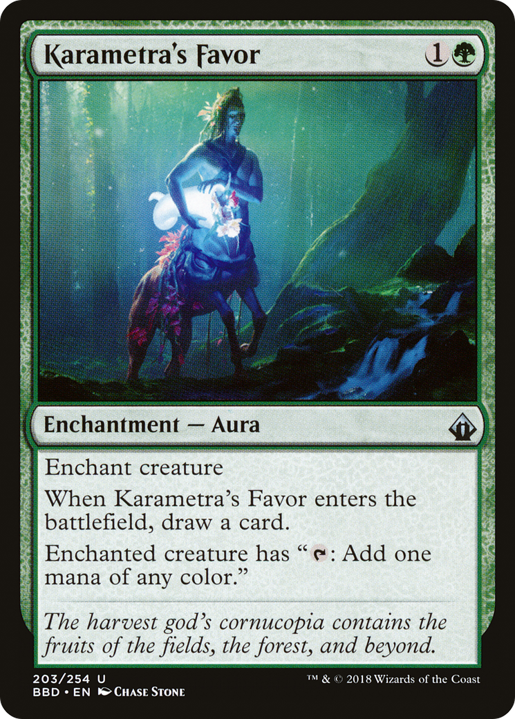 Magic: The Gathering - Karametra's Favor Foil - Battlebond