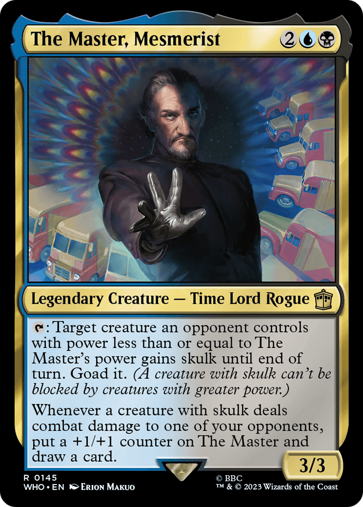 Magic: The Gathering - The Master, Mesmerist - Doctor Who