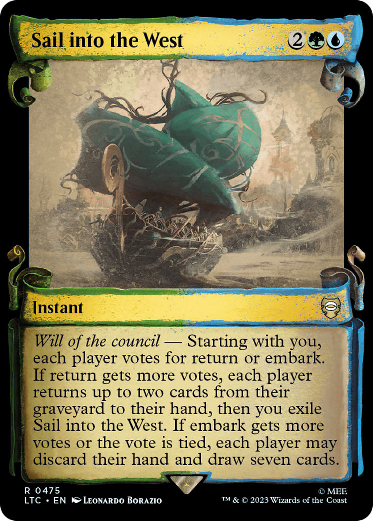 Magic: The Gathering - Sail into the West Foil - Tales of Middle-earth Commander