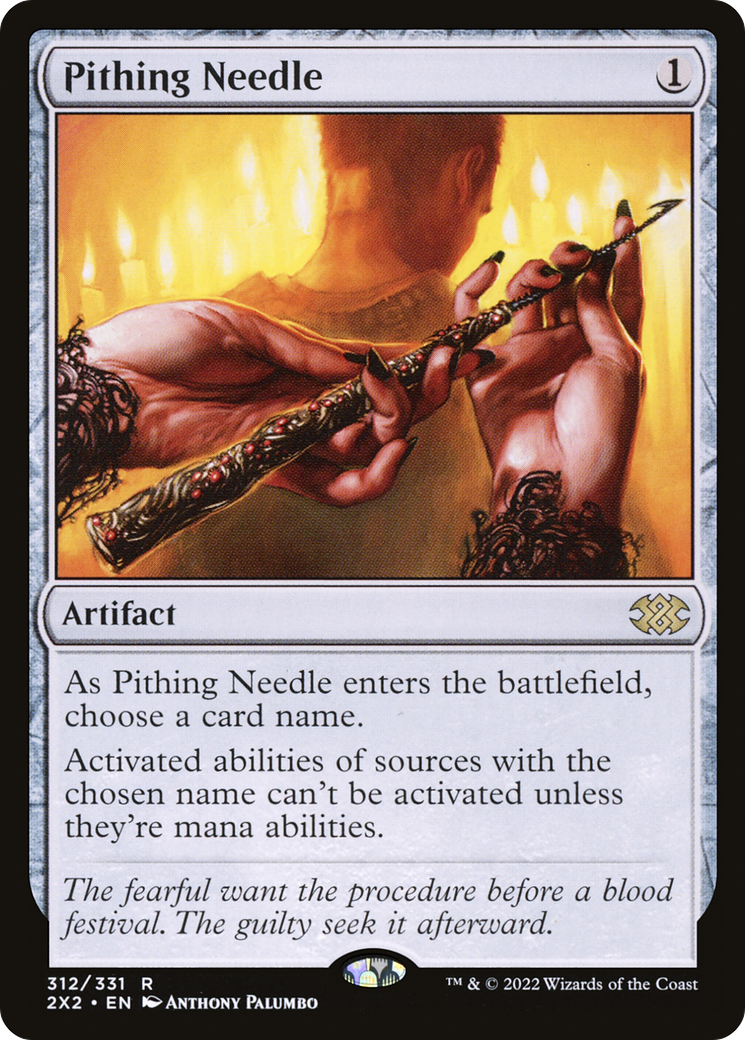 Magic: The Gathering - Pithing Needle - Double Masters 2022
