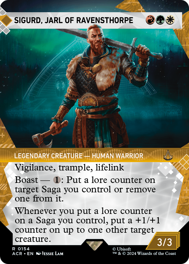 Magic: The Gathering - Sigurd, Jarl of Ravensthorpe Foil - Assassin's Creed