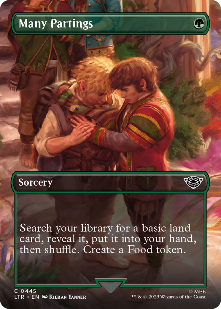 Magic: The Gathering - Many Partings Foil - The Lord of the Rings: Tales of Middle-earth
