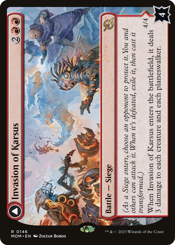 Magic: The Gathering - Invasion of Karsus // Refraction Elemental - March of the Machine