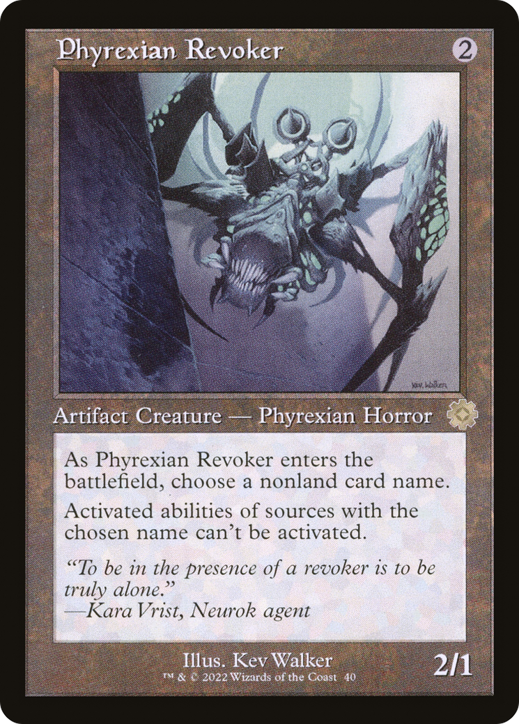Magic: The Gathering - Phyrexian Revoker - The Brothers' War Retro Artifacts