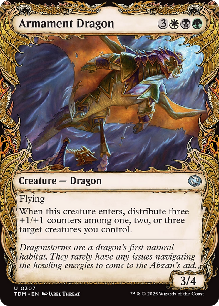 Magic: The Gathering - Armament Dragon Foil - Tarkir: Dragonstorm