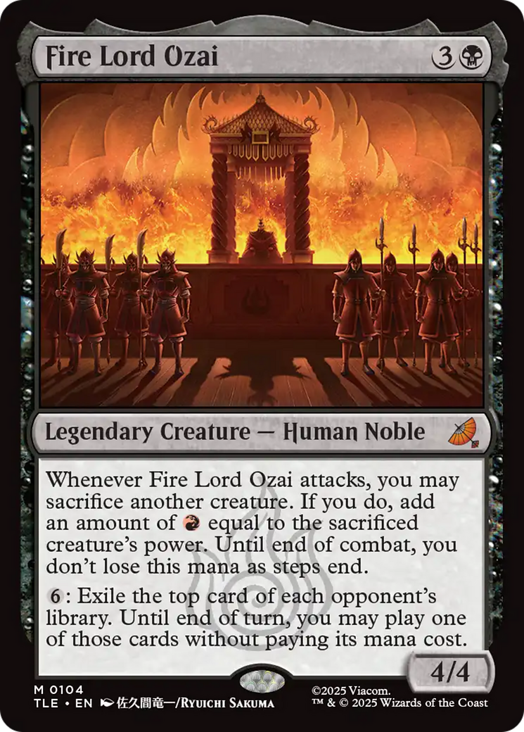 Magic: The Gathering - Fire Lord Ozai - Avatar: The Last Airbender Eternal