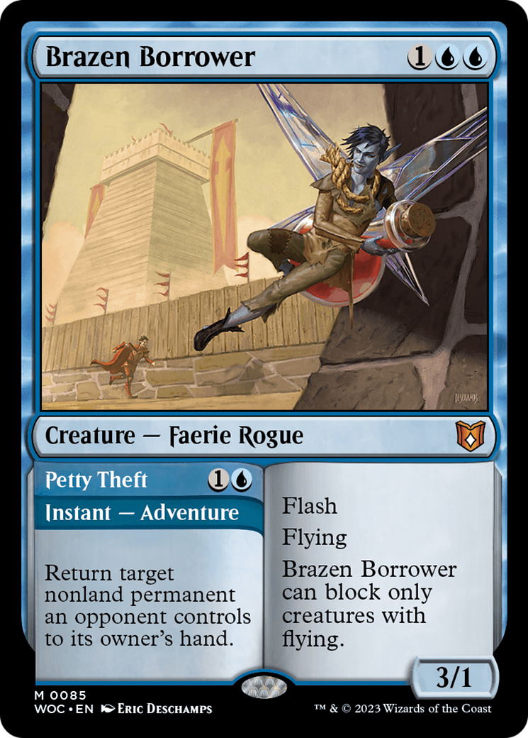 Magic: The Gathering - Brazen Borrower // Petty Theft - Wilds of Eldraine Commander