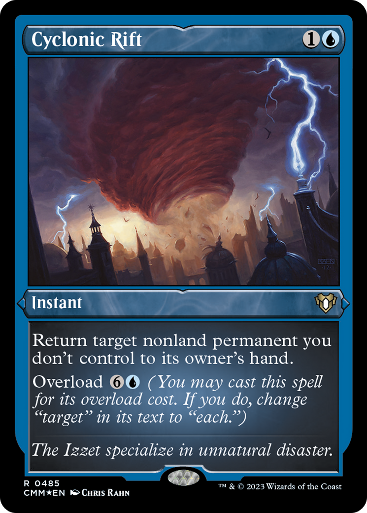 Magic: The Gathering - Cyclonic Rift Foil - Commander Masters