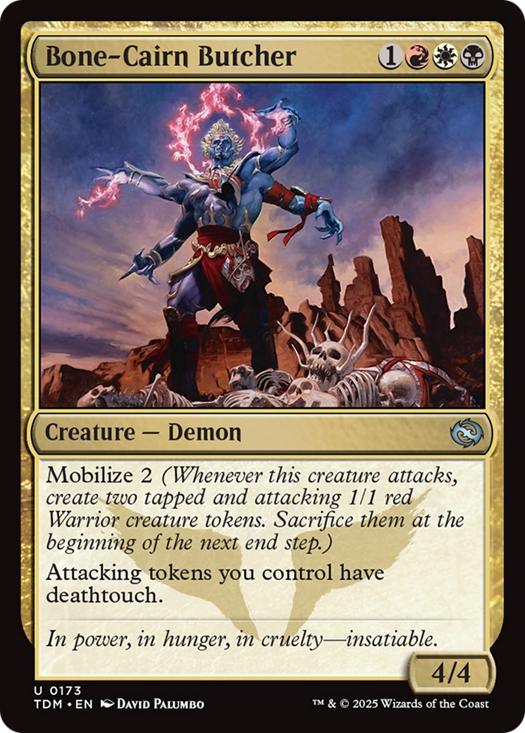 Magic: The Gathering - Bone-Cairn Butcher Foil - Tarkir: Dragonstorm