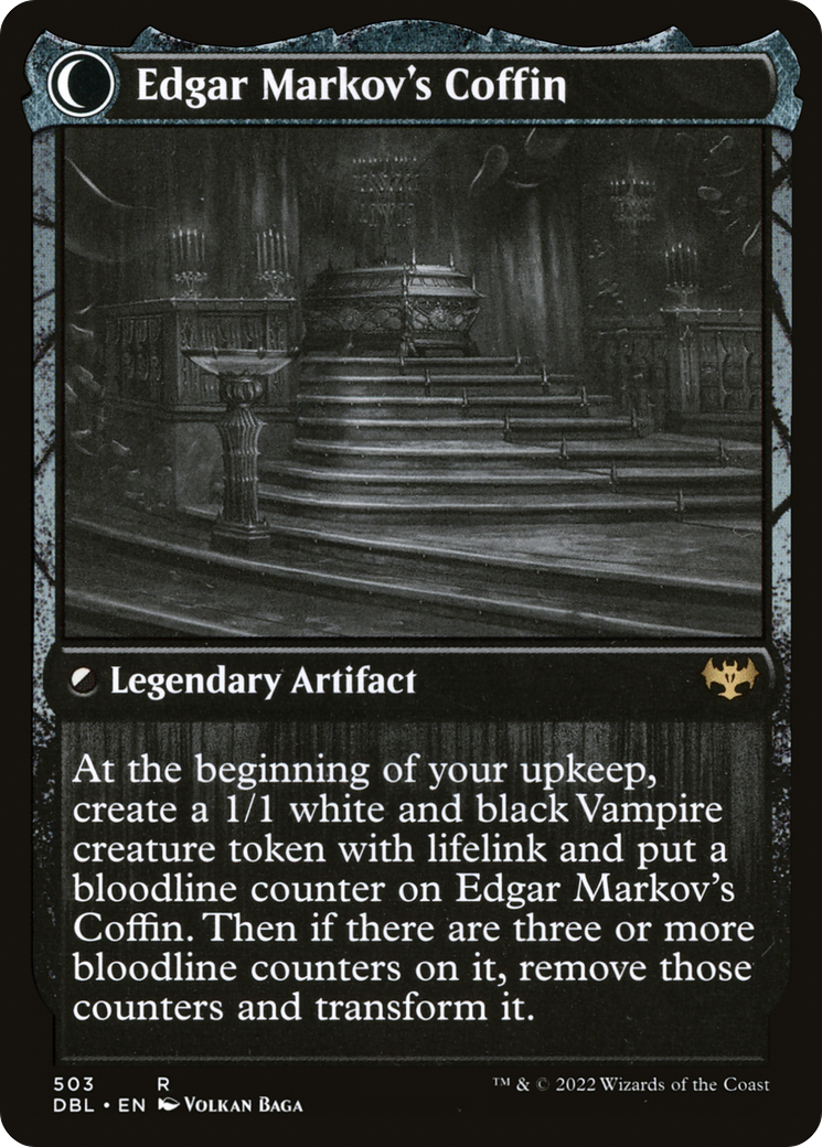 Magic: The Gathering - Edgar, Charmed Groom // Edgar Markov's Coffin - Innistrad: Double Feature