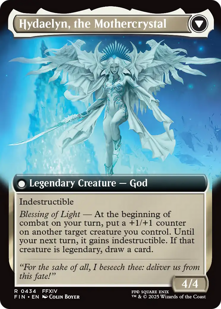 Magic: The Gathering - Venat, Heart of Hydaelyn // Hydaelyn, the Mothercrystal Foil - Final Fantasy