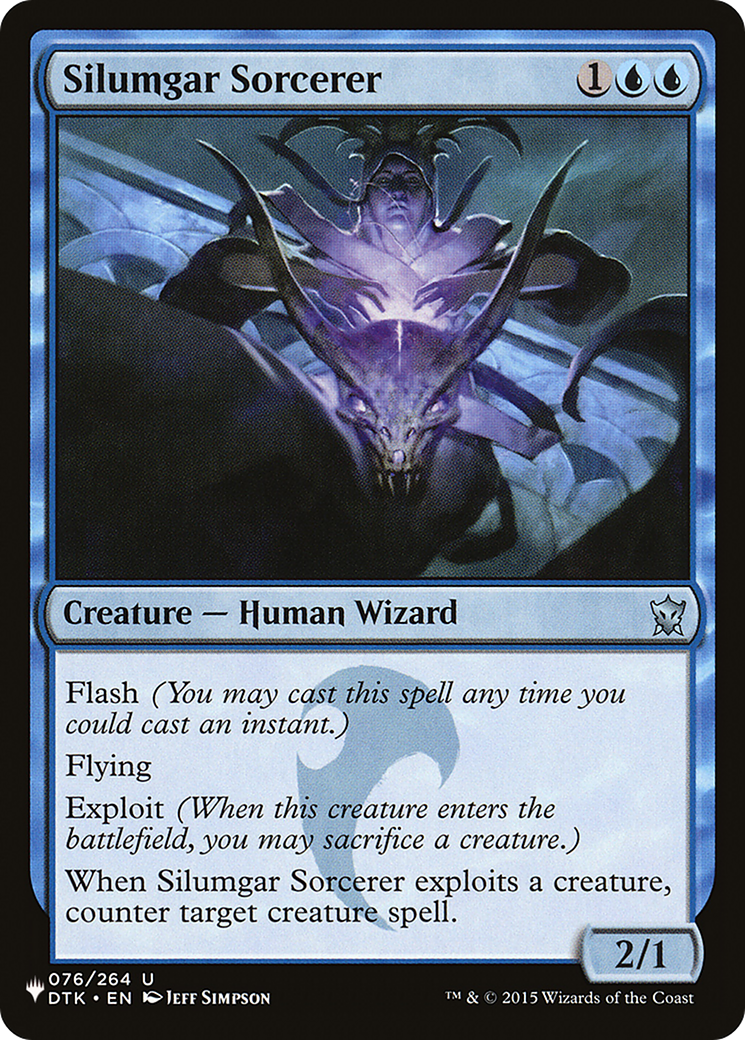 Magic: The Gathering - Silumgar Sorcerer - The List