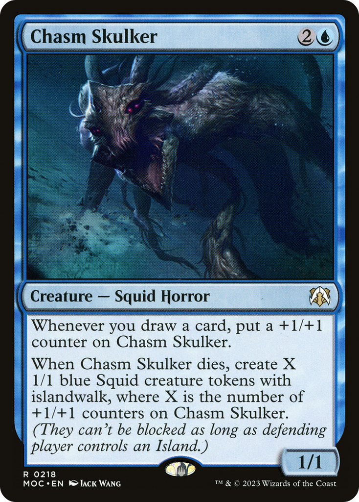 Magic: The Gathering - Chasm Skulker - March of the Machine Commander