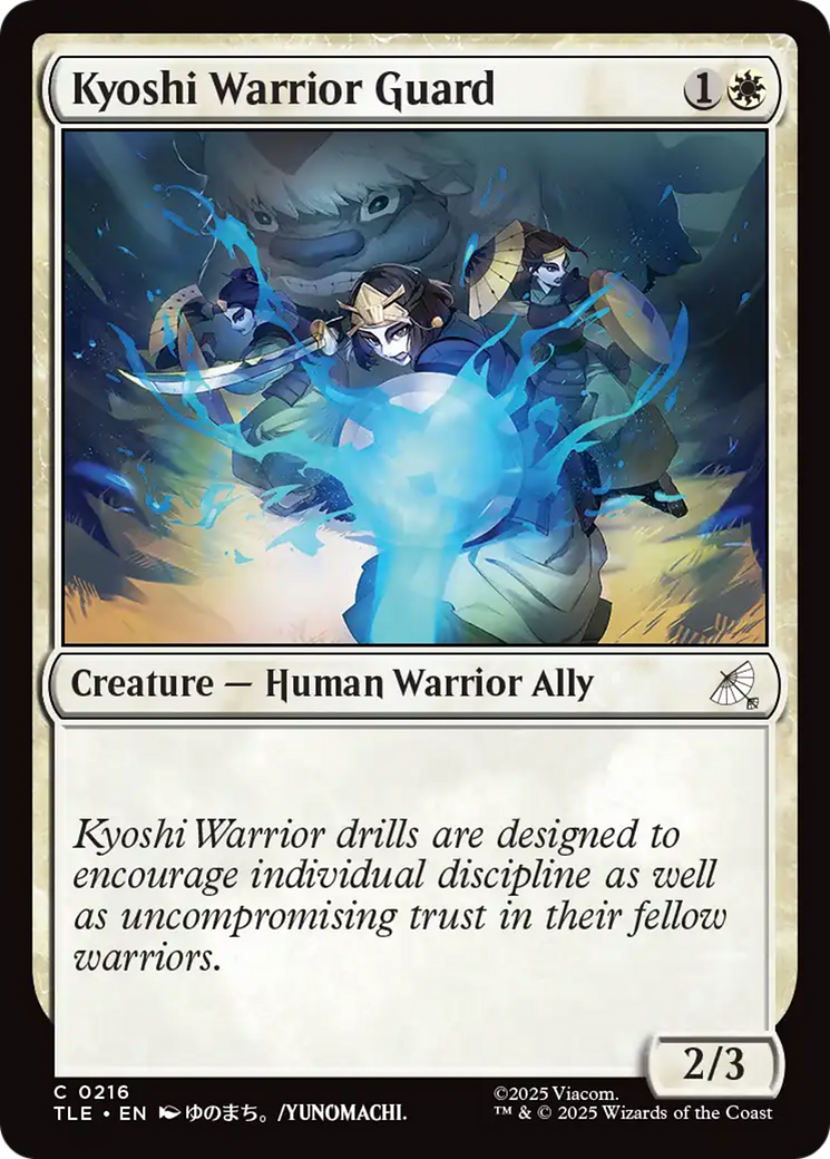Magic: The Gathering - Kyoshi Warrior Guard Foil - Avatar: The Last Airbender Eternal