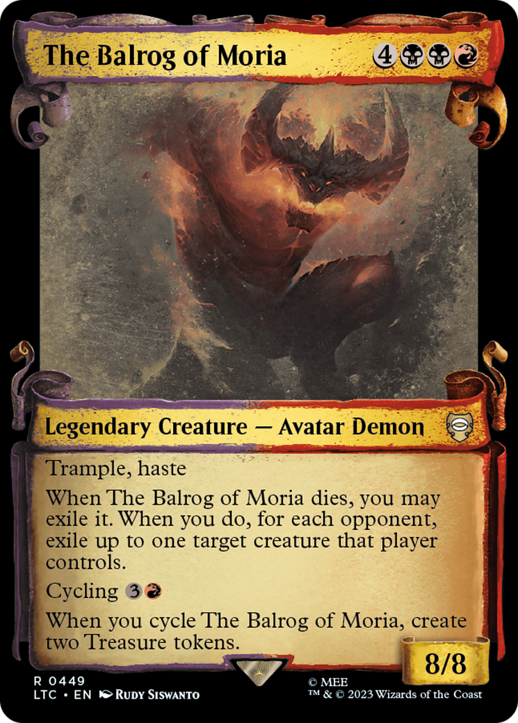 Magic: The Gathering - The Balrog of Moria - Tales of Middle-earth Commander
