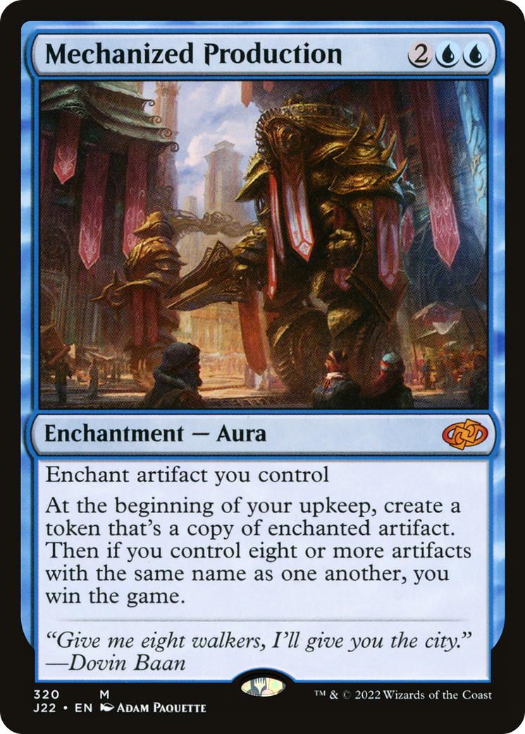 Magic: The Gathering - Mechanized Production - Jumpstart 2022