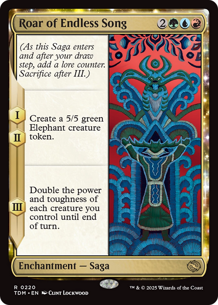 Magic: The Gathering - Roar of Endless Song Foil - Tarkir: Dragonstorm