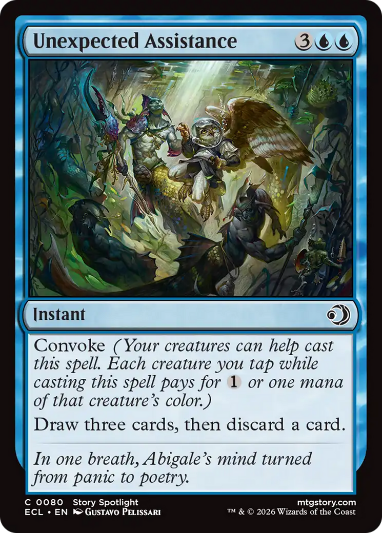 Magic: The Gathering - Unexpected Assistance - Lorwyn Eclipsed