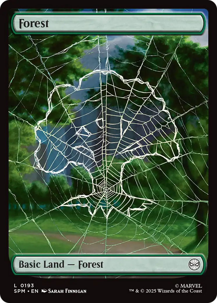 Magic: The Gathering - Forest #193 Foil - Marvel's Spider-Man