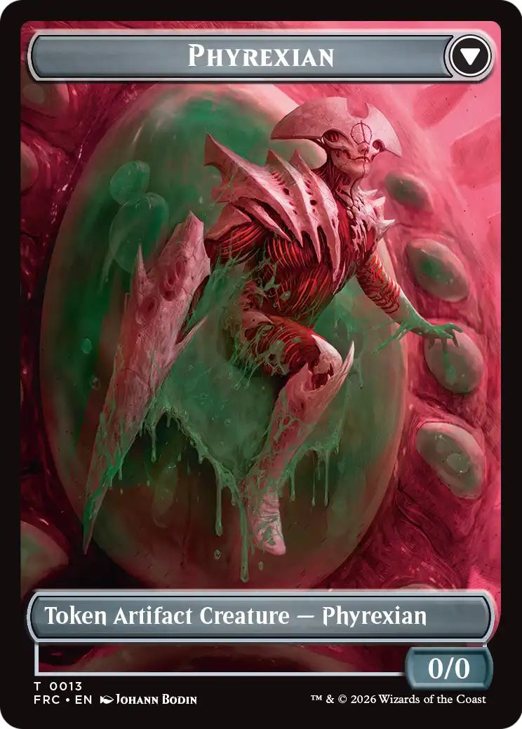 Magic: The Gathering - Incubator // Phyrexian Token - Reality Fracture Commander Tokens