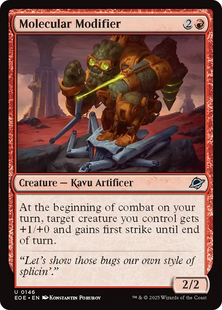 Magic: The Gathering - Molecular Modifier Foil - Edge of Eternities