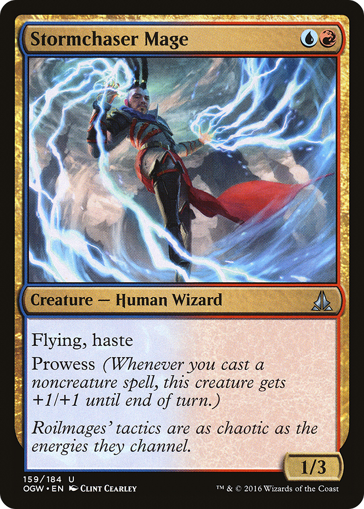 Magic: The Gathering - Stormchaser Mage Foil - Oath of the Gatewatch