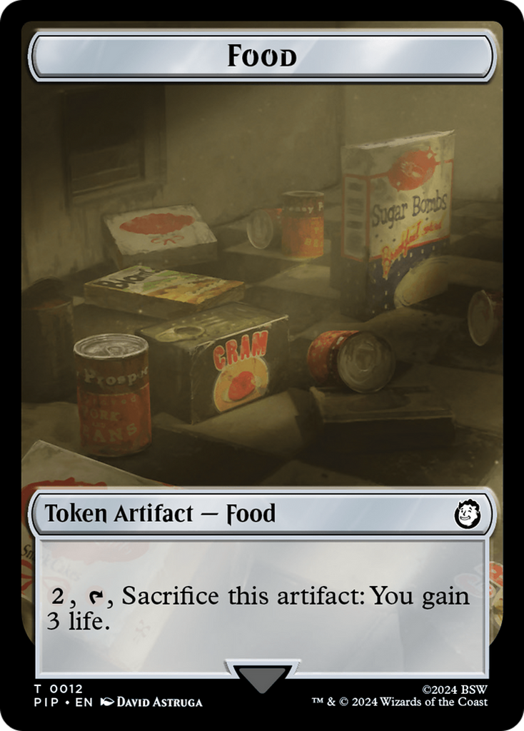 Magic: The Gathering - Food Token - Fallout Tokens
