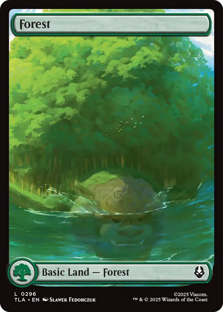 Magic: The Gathering - Forest #296 Foil - Avatar: The Last Airbender