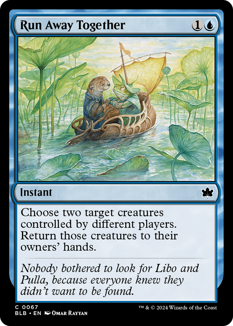 Magic: The Gathering - Run Away Together Foil - Bloomburrow