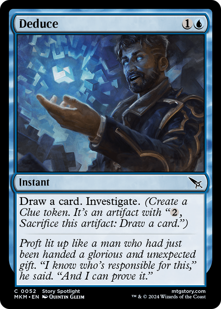 Magic: The Gathering - Deduce Foil - Murders at Karlov Manor