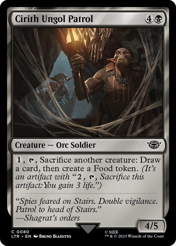 Magic: The Gathering - Cirith Ungol Patrol Foil - The Lord of the Rings: Tales of Middle-earth