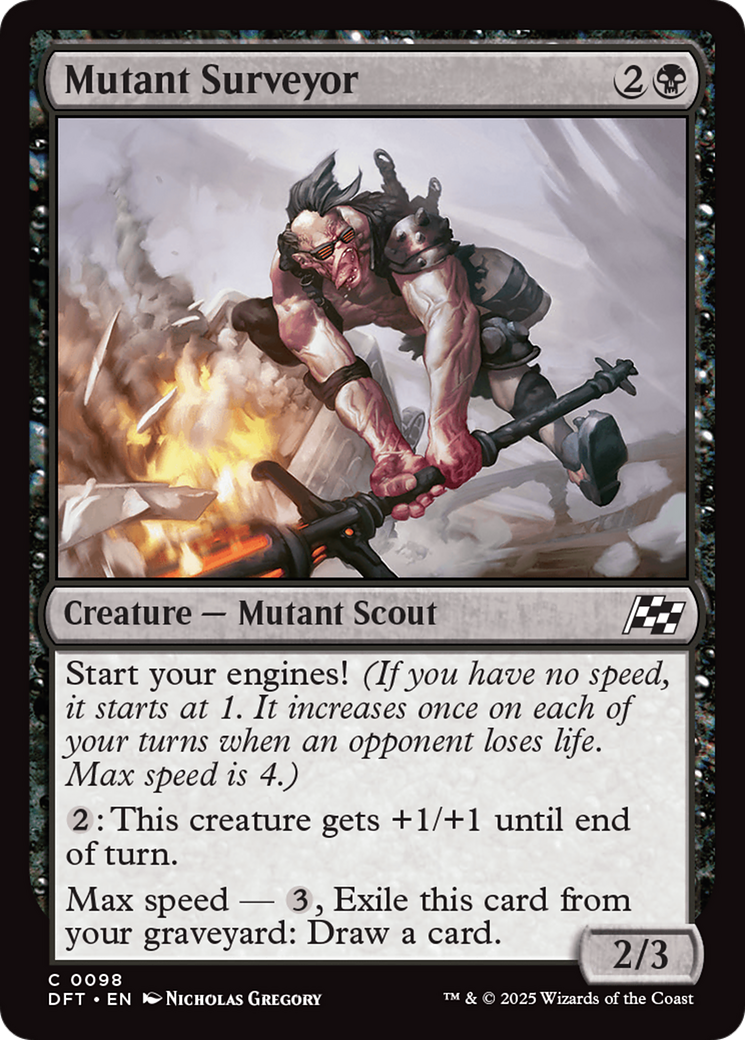 Magic: The Gathering - Mutant Surveyor Foil - Aetherdrift