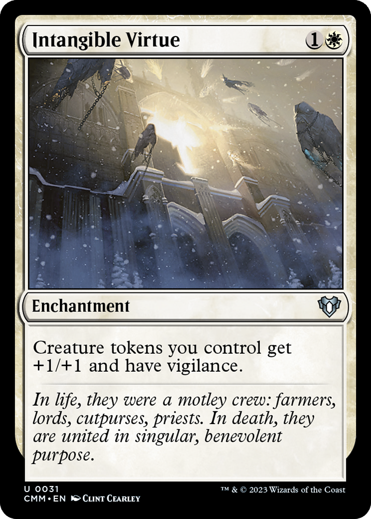Magic: The Gathering - Intangible Virtue Foil - Commander Masters