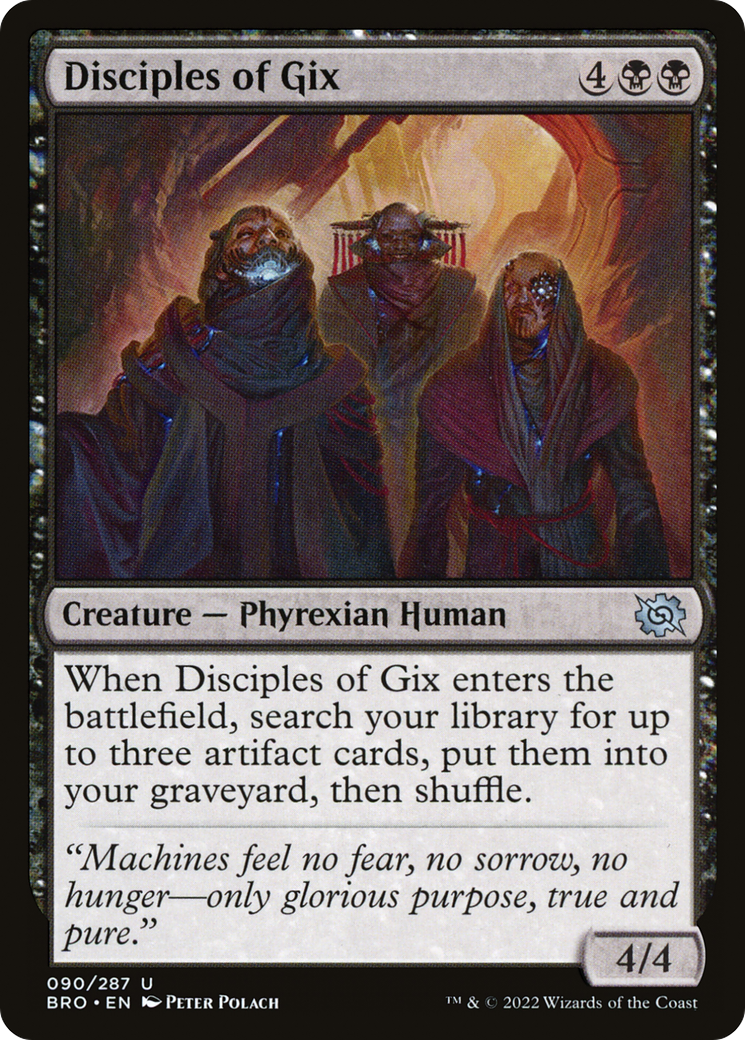 Magic: The Gathering - Disciples of Gix Foil - The Brothers' War