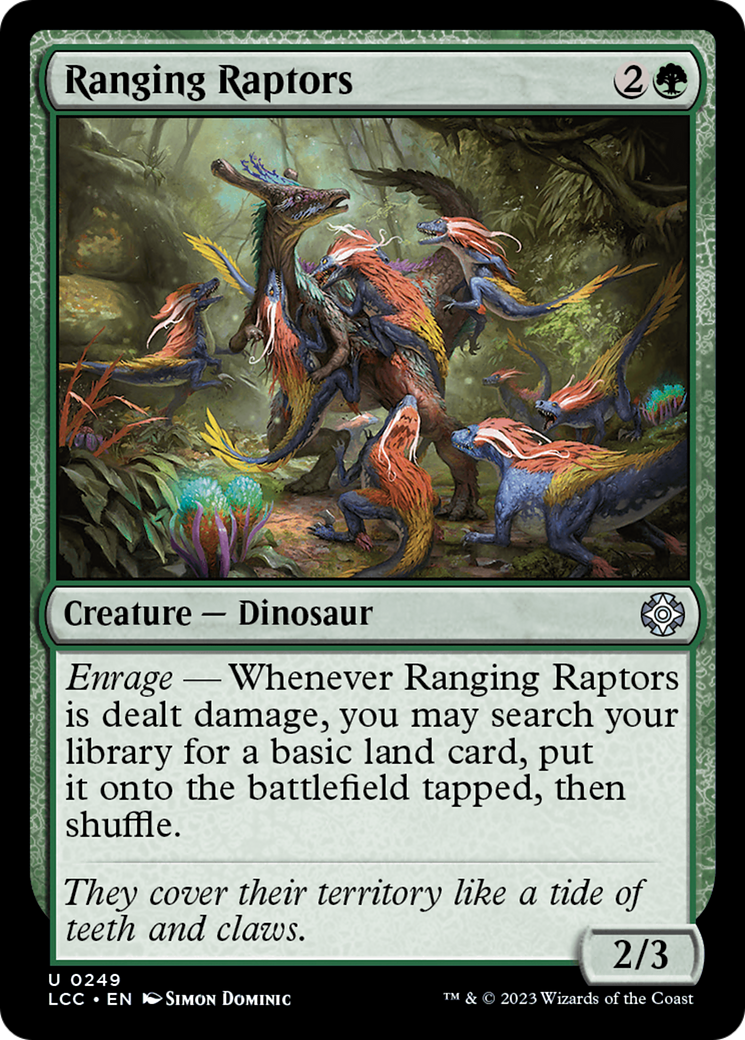 Magic: The Gathering - Ranging Raptors - The Lost Caverns of Ixalan Commander