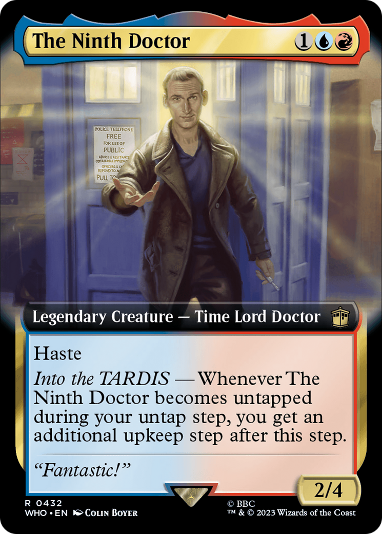 Magic: The Gathering - The Ninth Doctor Foil - Doctor Who