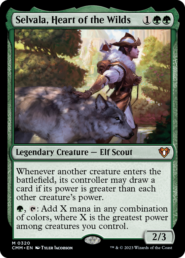 Magic: The Gathering - Selvala, Heart of the Wilds Foil - Commander Masters