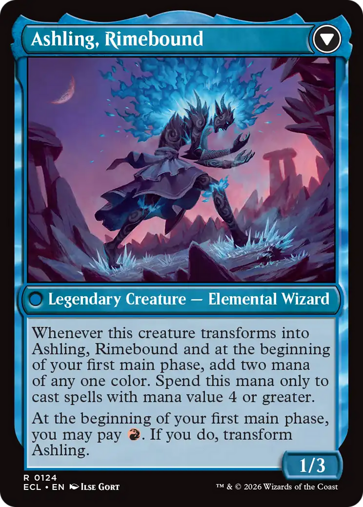 Magic: The Gathering - Ashling, Rekindled // Ashling, Rimebound - Lorwyn Eclipsed