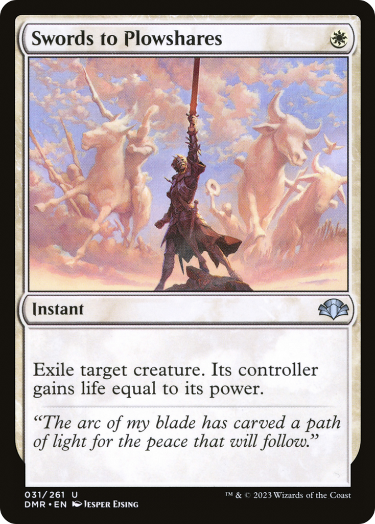 Magic: The Gathering - Swords to Plowshares - Dominaria Remastered