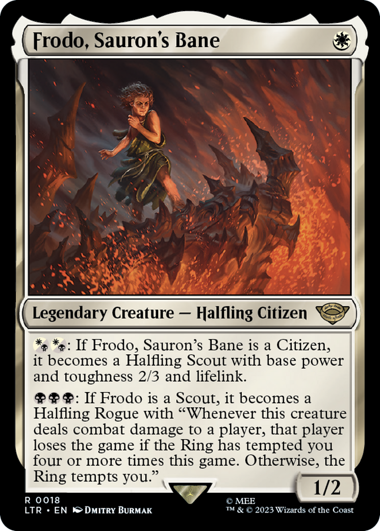Magic: The Gathering - Frodo, Sauron's Bane - The Lord of the Rings: Tales of Middle-earth