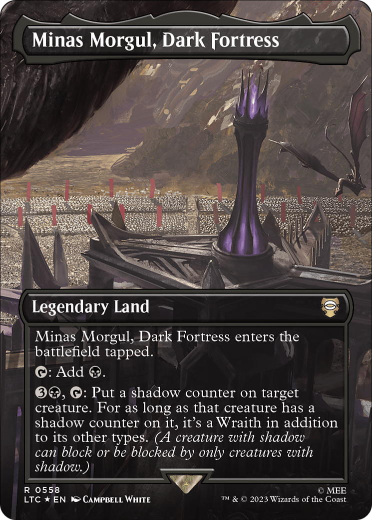 Magic: The Gathering - Minas Morgul, Dark Fortress Foil - Tales of Middle-earth Commander