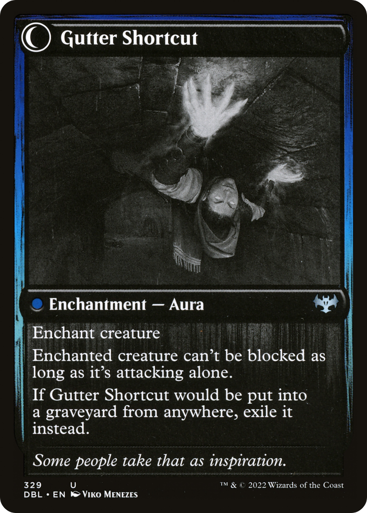 Magic: The Gathering - Gutter Skulker // Gutter Shortcut - Innistrad: Double Feature