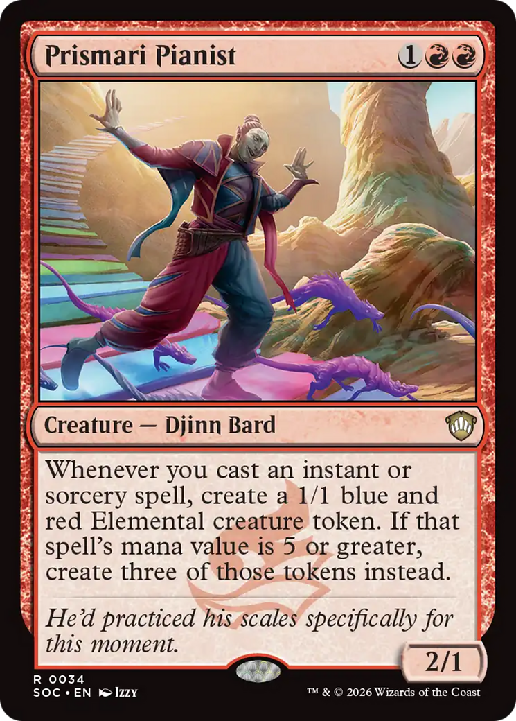 Magic: The Gathering - Prismari Pianist - Secrets of Strixhaven Commander