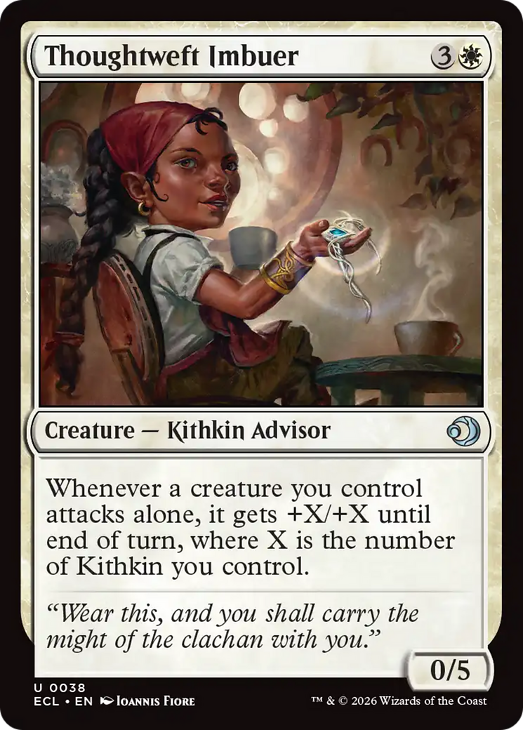 Magic: The Gathering - Thoughtweft Imbuer Foil - Lorwyn Eclipsed