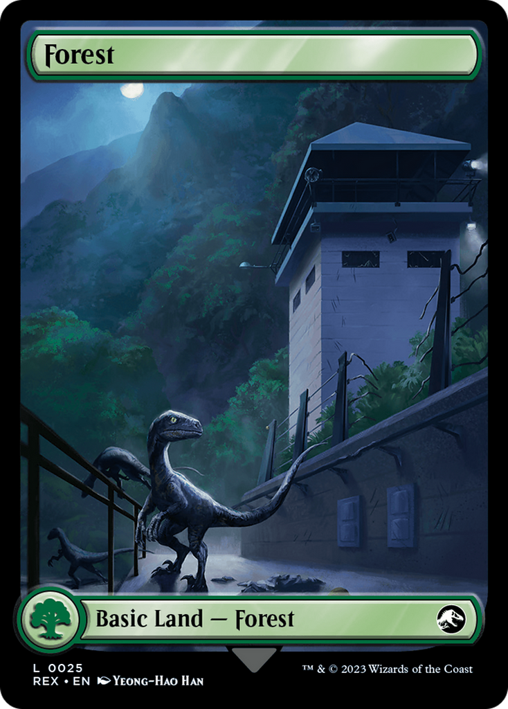 Magic: The Gathering - Forest // Forest - Jurassic World Collection