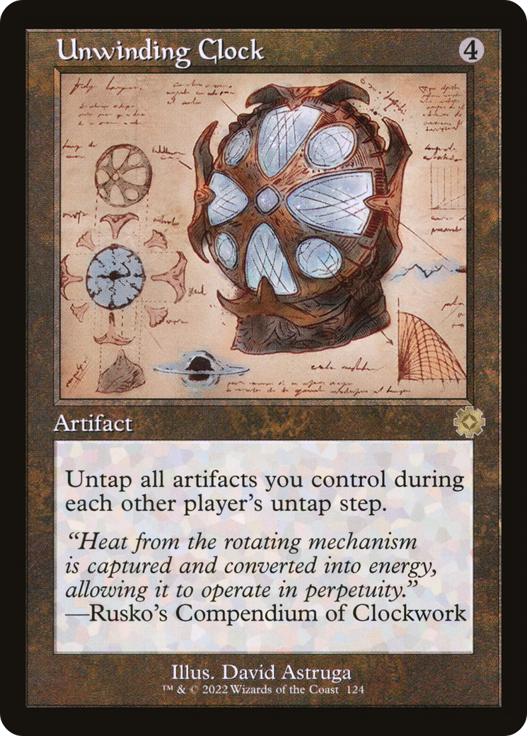 Magic: The Gathering - Unwinding Clock - The Brothers' War Retro Artifacts