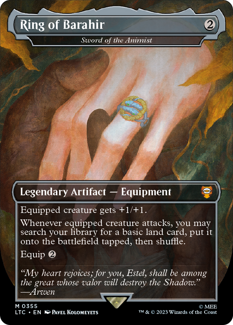 Magic: The Gathering - Sword of the Animist Foil - Tales of Middle-earth Commander