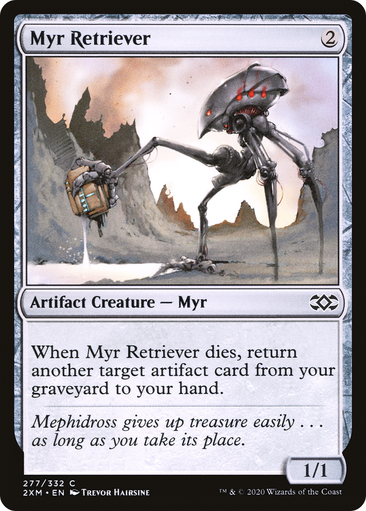 Magic: The Gathering - Myr Retriever Foil - Double Masters